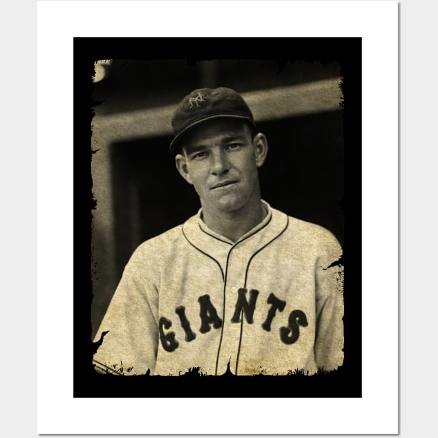 Mel Ott Legend in San Francisco Giants Wall Art by SOEKAMPTI